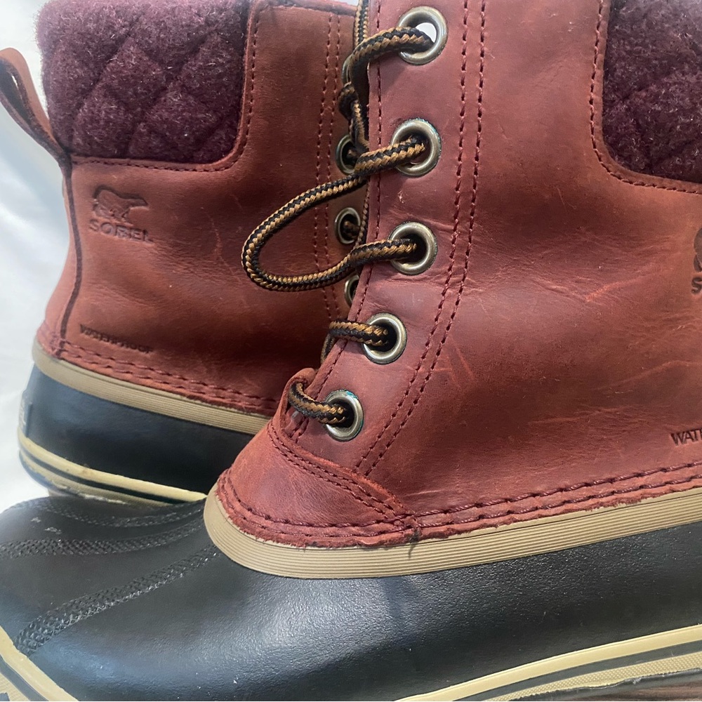Sorrel Slimpack 11 Lace up Winter Snow Boots Size 7 - Picture 3 of 7